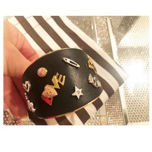 Henri Bendel Studded Leather Cuff!!!